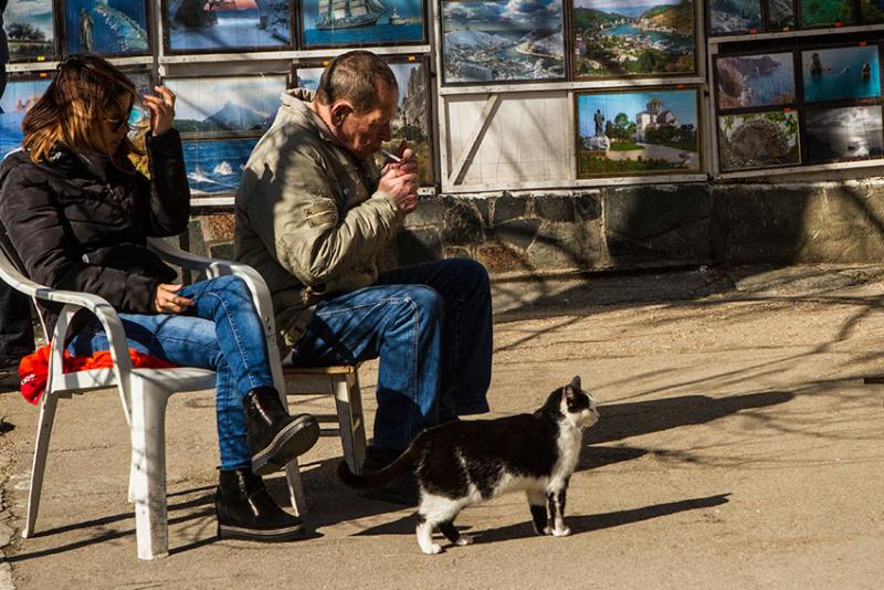 На посту.