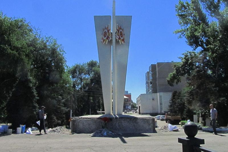 Реставрация памятника.