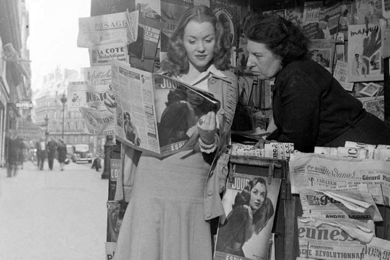 Парижанки фото 1945 года.