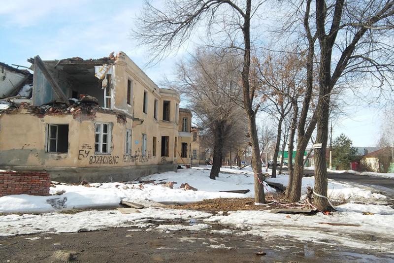 Улица Гоголя. Послевоенная постройка.
