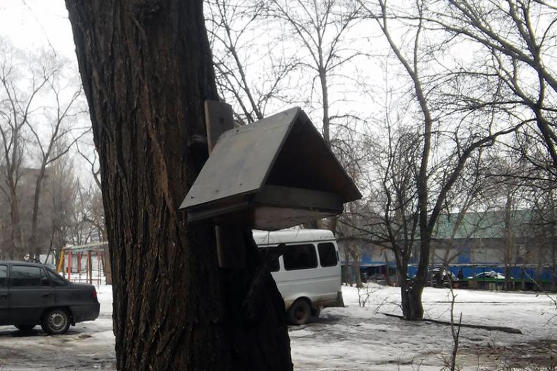 Кормушка для птиц.