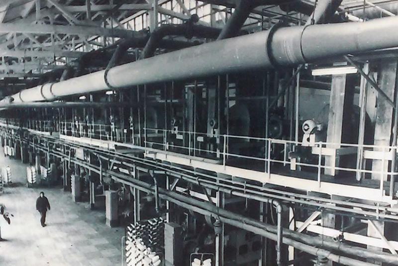 Триацетатное производство. Фото 1980 год.