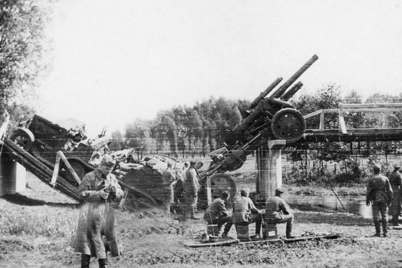 На дорогах восточного фронта.