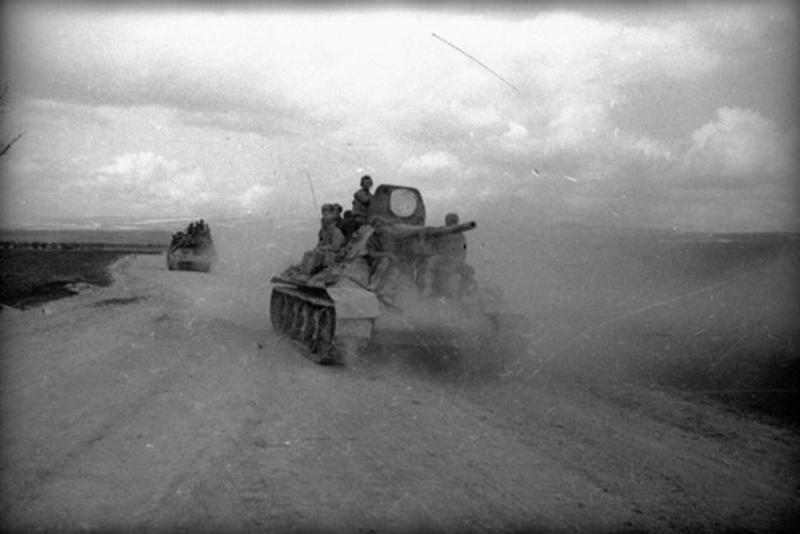 Советские танки Т-34.