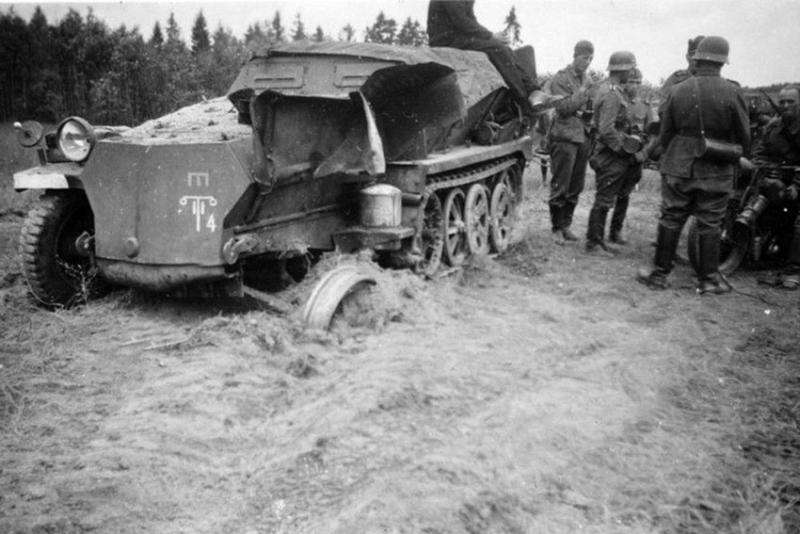 На дорогах восточного фронта.
