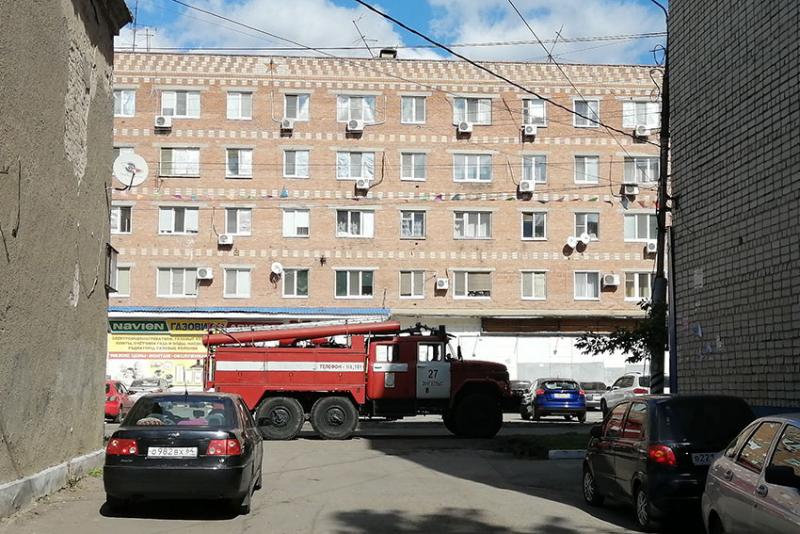 Потеряшка не успела на пожар.