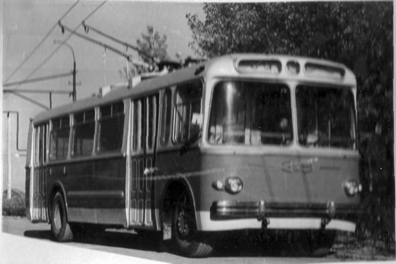 Пассажирский троллейбус ЗИУ-7 Выпускался 1962 году.