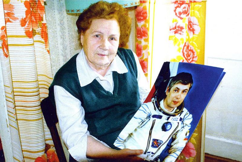 Мать космонавта Зоя Павловна Шаргина 2004 год.
